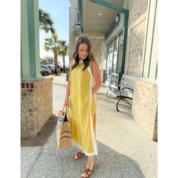 Womens 2 Piece Maxi Dress Shorts Set Boho Style Spring Summer Casual - Picture 6 of 6